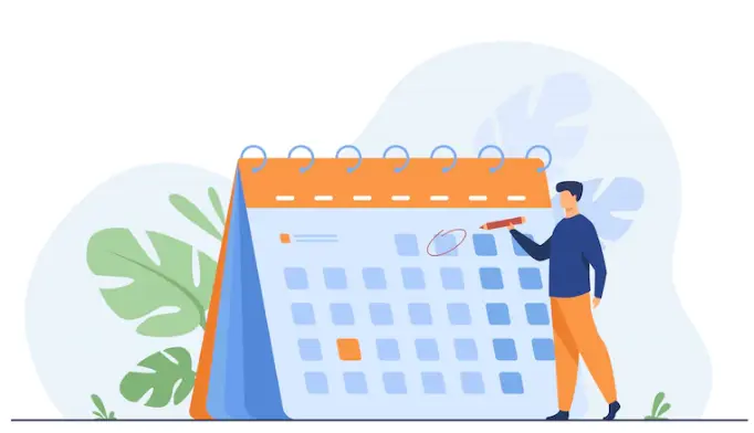 Calendario de plazos